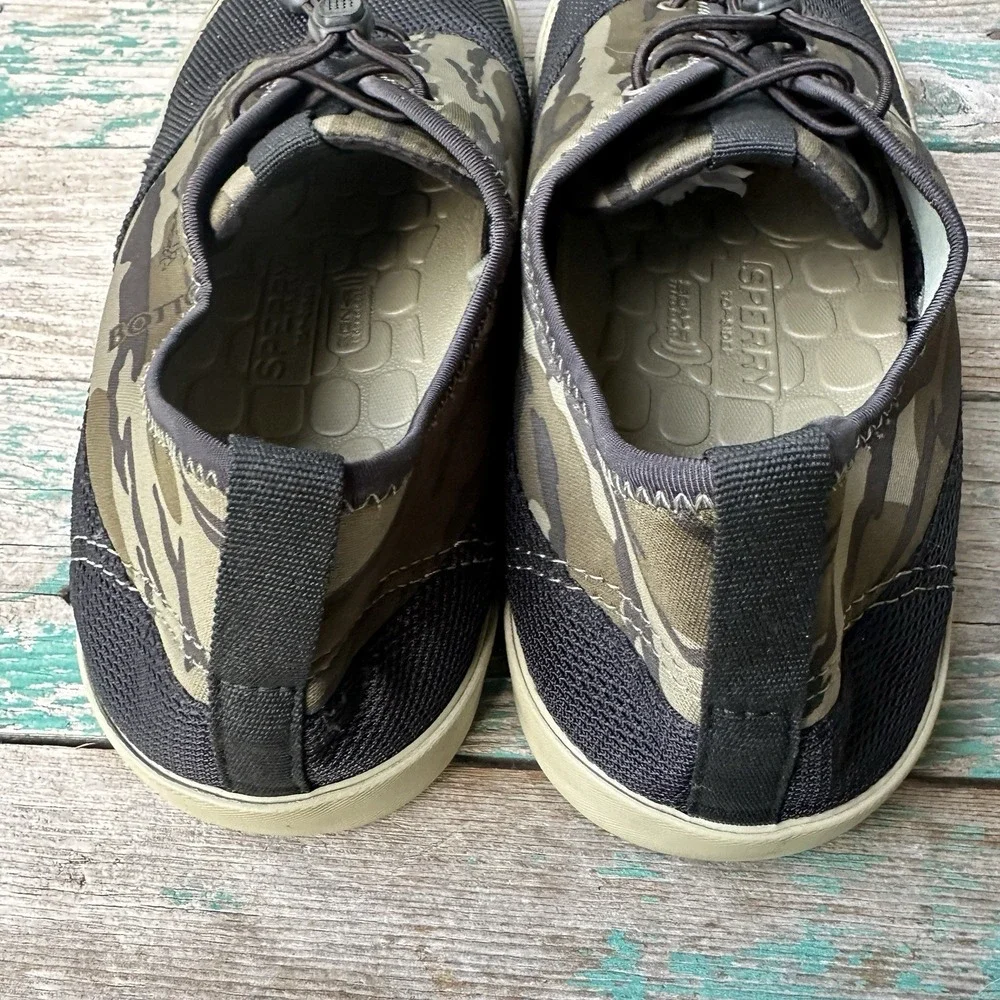 Sperry STS19638 Boat Shoe Men's Size 11 US Maritime H2O CVO Mossy Oak Camo Beach